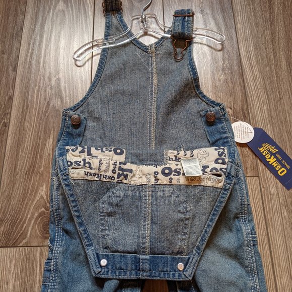 NWT Baby (6M) - OSHKOSH Classic Overalls - Picture 3 of 5